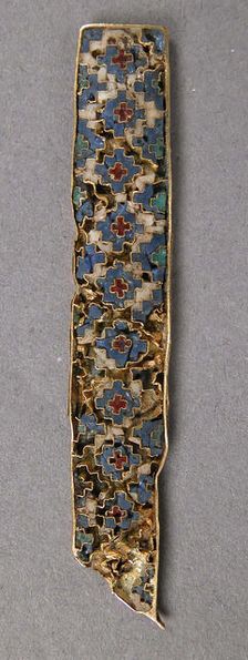 Element of a Border for an Icon Frame, Byzantine, 10th century. Creator: Unknown