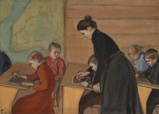 Elementary School, 1899. Creator: Magnus Enckell