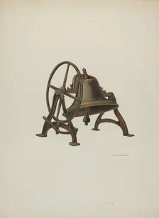 Elementary School Bell, 1940. Creator: William Kieckhofel