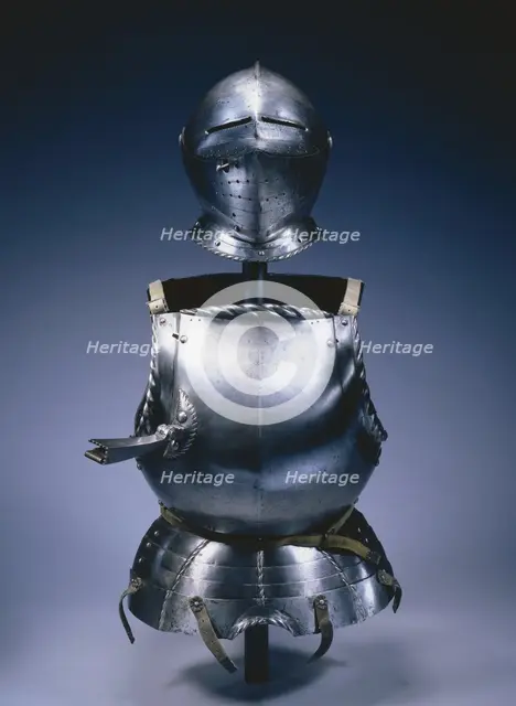 Elements from a Partial Suit of Armor, c. 1510-1530. Creator: Unknown.