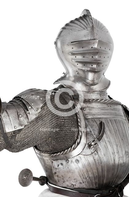 Elements of Composite Armor, Austria, c. 1520 with later additions. Creator: Unknown.