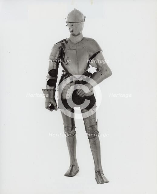 Elements of an Armor for the Joust in the Italian Fashion, Germany, c. 1570. Creator: Unknown.