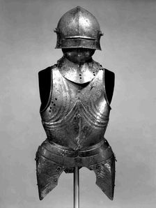 Elements of an armour, German or Austrian, ca. 1480-90. Creator: Unknown