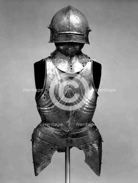Elements of an armour, German or Austrian, ca. 1480-90. Creator: Unknown.