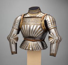 Elements of an Italian Light-Cavalry armour (in the German Fashion), Italian, Milan, ca. 1510. Creator: Unknown