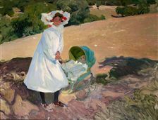 Elenita in El Pardo, 1907. Creator: Sorolla y Bastida, Joaquín (1863-1923)