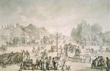 Elephant and Castle, Southwark, London, c1805-c1820. Artist: Thomas Rowlandson