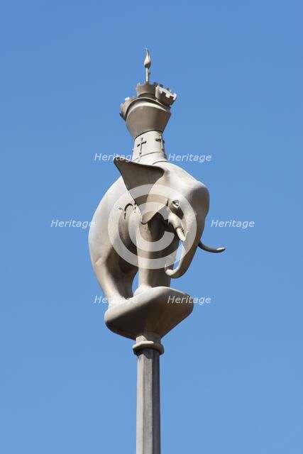 Elephant finial, Broadgate Standard, Coventry, West Midlands, 2014.  Artist: Steven Baker.