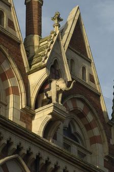 Elephant in niche, Elephant Tea Rooms, 64-66 Fawcett Street, Sunderland, Tyne and Wear, 2008. Artist: Bob Skingle