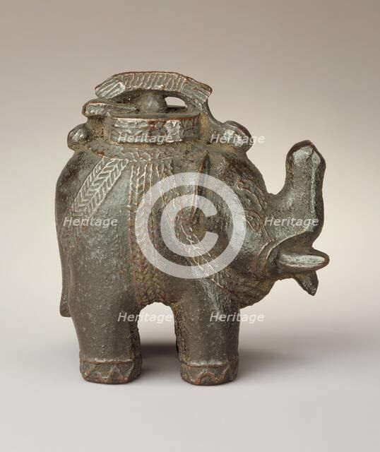 Elephant-Shaped Box, 19th century. Creator: Unknown.