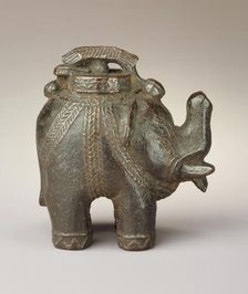 Elephant-Shaped Box, 19th century. Creator: Unknown