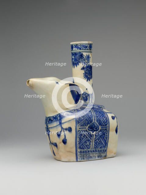 Elephant-Shaped Kendi, Iran, second quarter 17th century. Creator: Unknown.