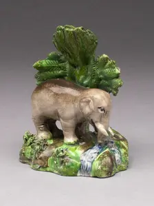 Elephant, Staffordshire, c. 1820/30. Creator: Staffordshire Potteries