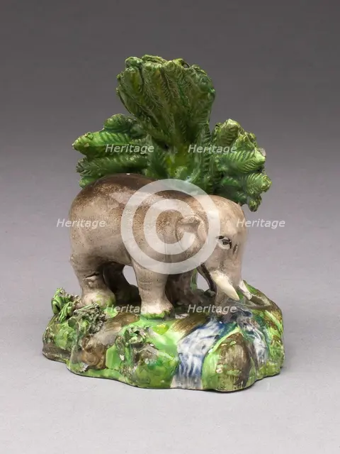 Elephant, Staffordshire, c. 1820/30. Creator: Staffordshire Potteries.