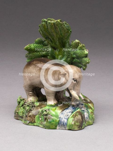 Elephant, Staffordshire, c. 1820/30. Creator: Staffordshire Potteries.