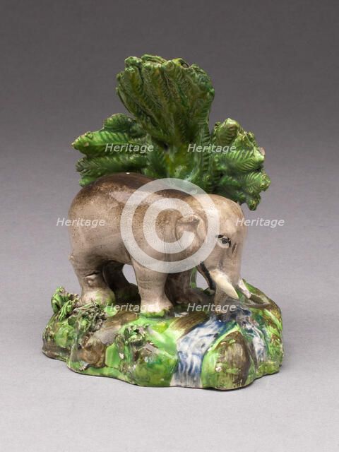 Elephant, Staffordshire, c. 1820/30. Creator: Staffordshire Potteries.