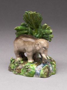 Elephant, Staffordshire, c. 1820/30. Creator: Staffordshire Potteries