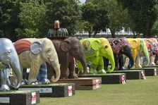Elephant Parade, Royal Hospital, Chelsea, London, 2010. Artist: Derek Kendall