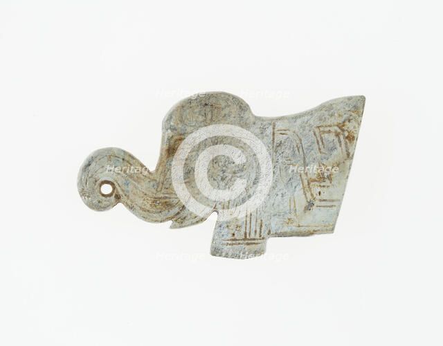 Elephant Pendant, Shang period, 13th-11th century B.C. Creator: Unknown.