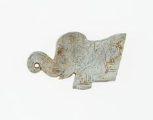 Elephant Pendant, Shang period, 13th-11th century B.C. Creator: Unknown