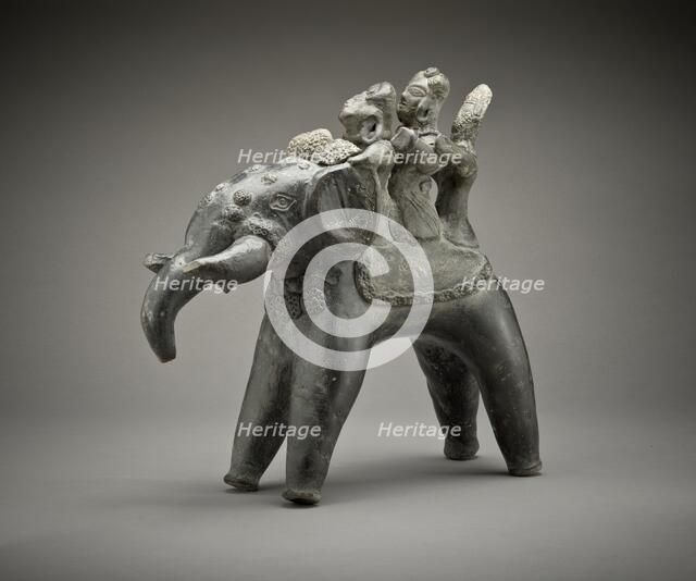 Elephant with Riders, 3rd-2nd century B.C.. Creator: Unknown.