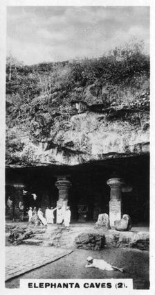 Elephanta Caves, Bombay, India, c1925