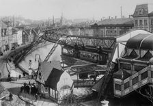 Elerfeld-Barmen Road, view of city, Germany, 1913. Creators: Bain News Service, George Graham Bain