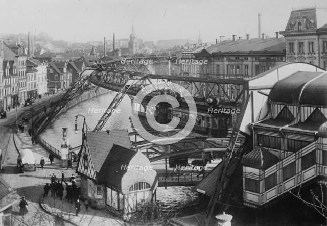 Elerfeld-Barmen Road, view of city, Germany, 1913. Creators: Bain News Service, George Graham Bain.