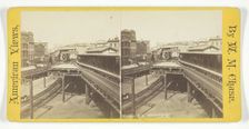 Elevated R.R. Bowery, N.Y., late 19th century. Creator: W. M. Chase