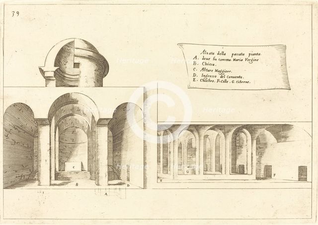 Elevation of a Church, 1619. Creator: Jacques Callot.