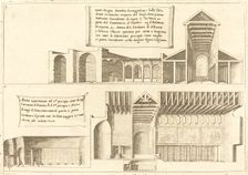 Elevation of Churches including the Holy Manger, 1619. Creator: Jacques Callot