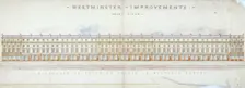 Elevation of proposed houses in Victoria Street, Westminster, London, c1845. Artist: Tyler
