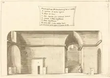 Elevation of the Church of the Holy Sepulchre, 1619. Creator: Jacques Callot
