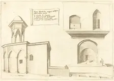 Elevation of the Church of the Holy Sepulchre, 1619. Creator: Jacques Callot