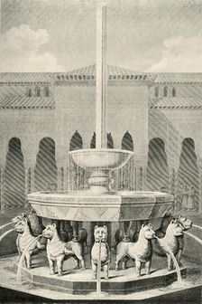 Elevation of the Fountain of the Lions 19th century, (1907). Creator: Unknown