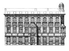 Elevation of the Institute of Chartered Accountants, 1895