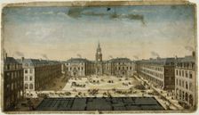 Elevation Perspective of l'Hôtel de Ville, Rennes, n.d. Creator: Philippe Nicolas Milcent