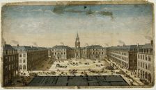 Elevation Perspective of l'Hôtel de Ville, Rennes, n.d. Creator: Philippe Nicolas Milcent