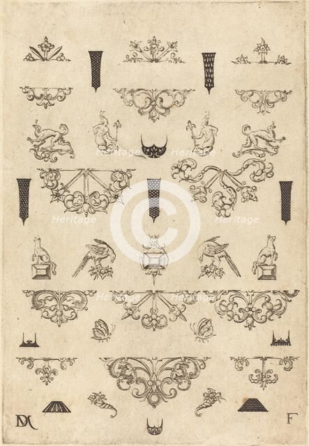 Eleven Different Studs and Twenty-Three Ornaments, 1593. Creator: Daniel Mignot.