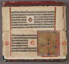 Eleven Folios and Two Covers from Various Jain Manuscripts (image 1 of 2), late 19th century. Creator: Unknown