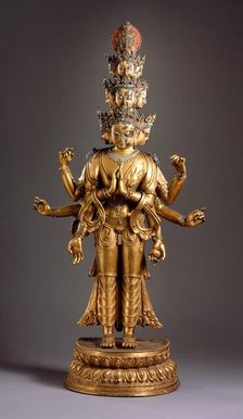 Eleven-Headed Avalokiteshvara, 16th century. Creator: Unknown