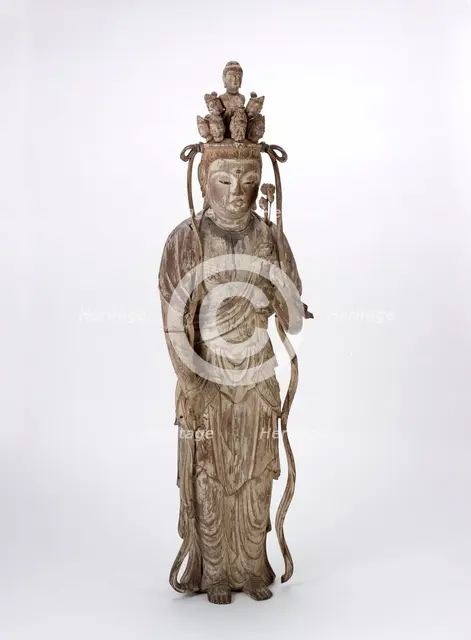 Eleven-headed Bodhisattva Avalokiteshvara (Juichimen Kannon), Kamakura period, 1185-1333. Creator: Unknown.