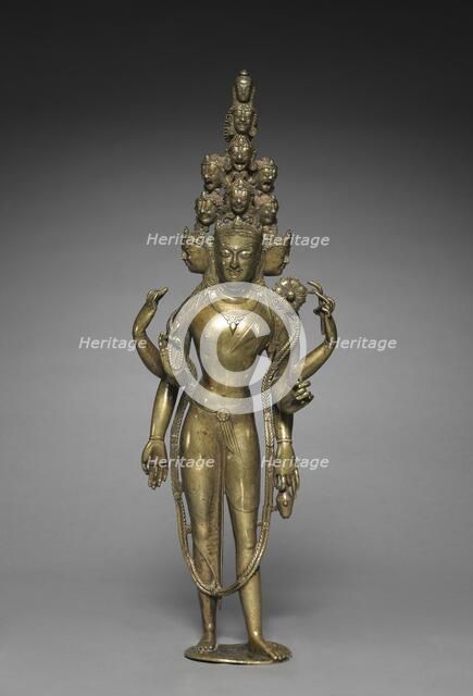Eleven-Headed Bodhisattva of Compassion (Avalokiteshvara), around 1000. Creator: Unknown.
