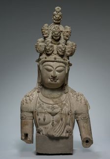 Eleven-Headed Guanyin, 1st quarter 8th Century. Creator: Unknown