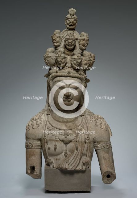 Eleven-Headed Guanyin, 1st quarter 8th Century. Creator: Unknown.