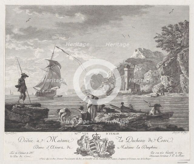 Eleventh View of Italy, ca. 1765. Creator: Jacques Philippe Le Bas.