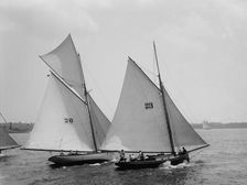 Elf and Beatrice, between 1890 and 1900. Creator: John S Johnston