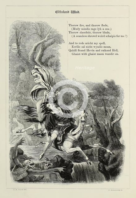 Elfinland Wud, 1844. Creators: Noel Paton, Thomas Armstrong.