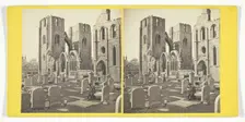 Elgin Cathedral - transept and Towers, Mid 19th century. Creator: George Washington Wilson