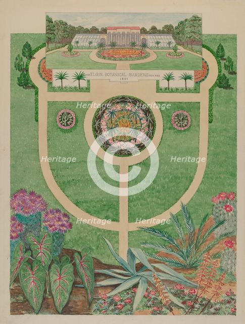 Elgin Botanical Gardens, c. 1936. Creator: Tabea Hosier.